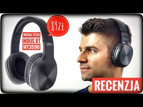 Bluetooth headphones with microphone - Media-Tech INDUS BT MT3590 - Review Unboxing Test