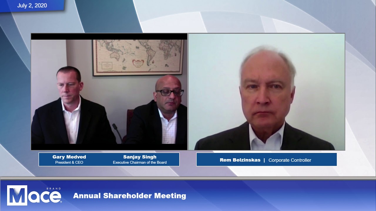 Mace® Brand Annual Meeting 07 02 2020 YouTube