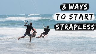 3 Ways to Start Strapless on a Surfboard