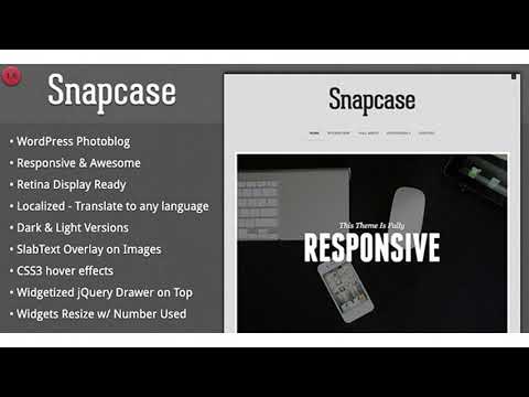 Snapcase - Responsive WordPress Photoblog Theme | Themeforest Website Templates and Themes