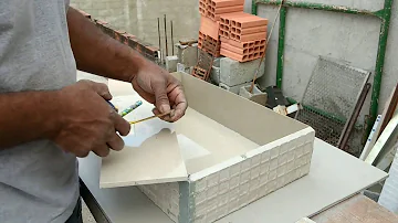 Como fazer nicho em porcelanato para banheiro?