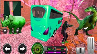 Uphill Offroad Bus Driving Simulator - Crazy  Passengers Transport Game Android Gameplay #1265🦸 screenshot 3