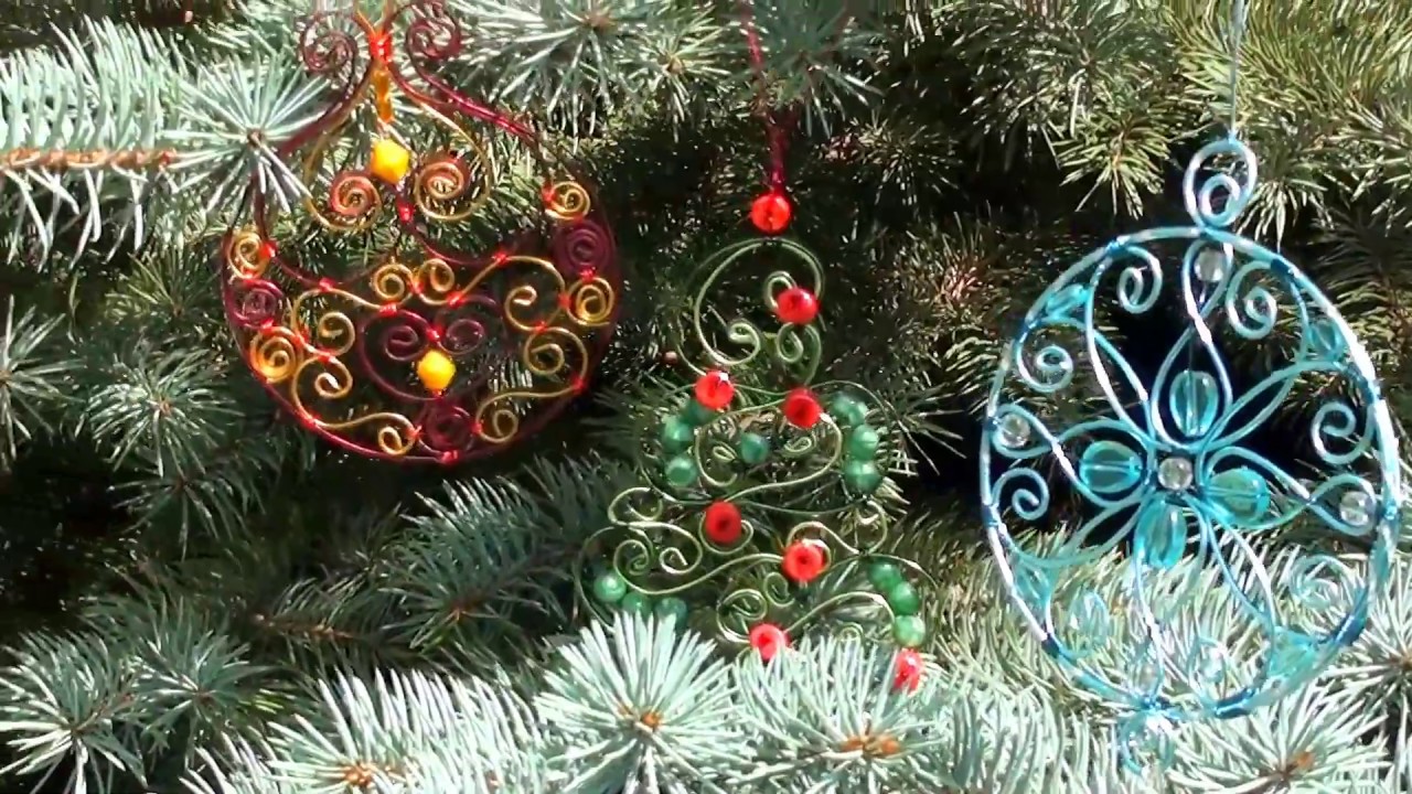 Новогодние Украшения Из Проволоки