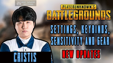 Cristis PUBG Settings, Keybinds, Sensitivity, Gear and Setup [Pro Player Updates 2019]