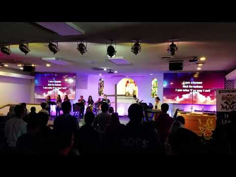 "Who you say I am " sung by Anaheim Discovery Christian School worship team in chapel June 2 , 2022