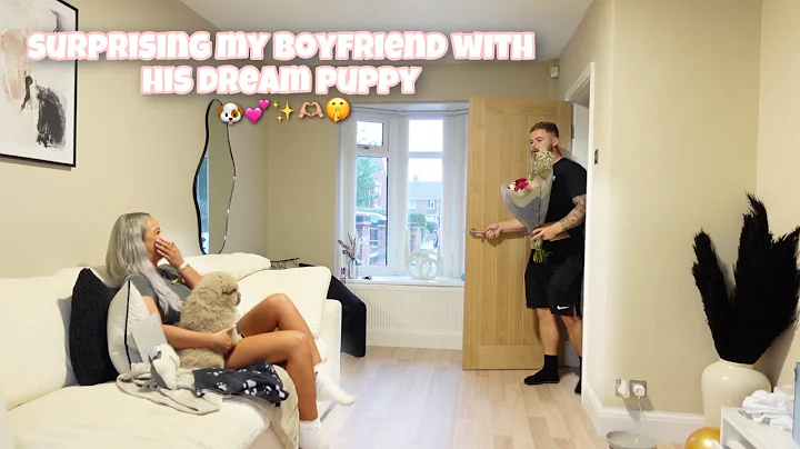 i surprised my boyfriend with his dream puppy