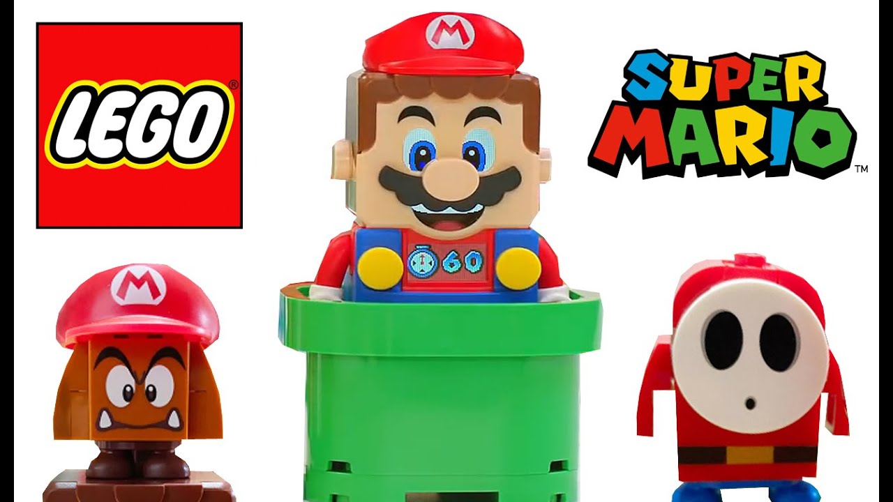 ALL 17 LEGO Super Mario Playsets, All Enemies, All Bosses, All Power Ups, NES Console Reveal