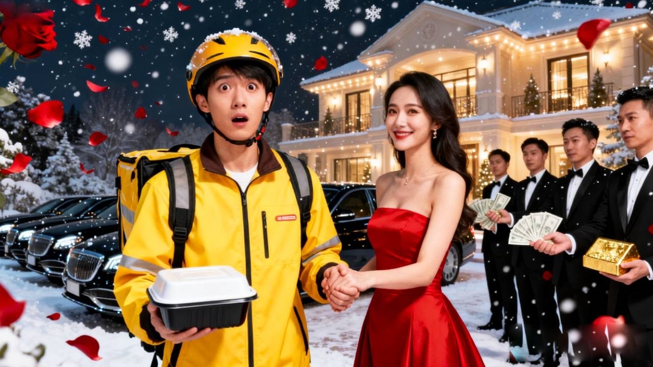 Beautiful CEO kisses deliveryman, thinking he’s a model! He’s actually a hidden god & billionaire!