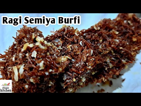 Ragi Semiya Burfi | Ragi Semiya Recipes |LockDown Recipes | #Shorts | Dhaans kitchen
