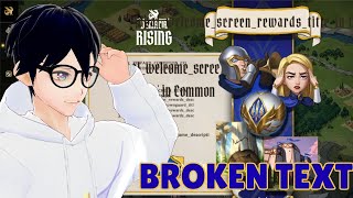 A Ascensao de Demacia espera o que esta acontecendo com o texto League of Legend