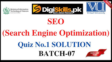 SEO Quiz-01 Solution | Batch 07 | Digiskills