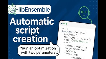 Automatic libEnsemble script generation. Via web form or AI (MCP tool).