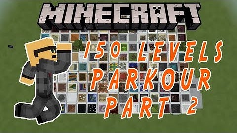Minecraft: 150 Levels Parkour Part 2 (Parkour Map)