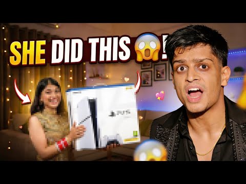 My Wife Secretly Vlogged This… Then Gifted Me a PlayStation 😭🎮 @playstationin 