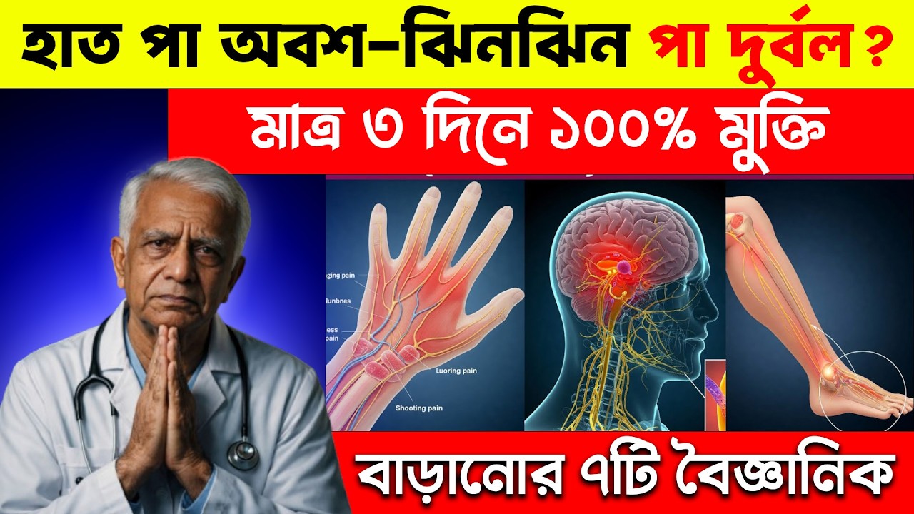 হাত পা অবশ হওয়ার কারণ ও প্রতিকার | Leg Weakness and Tingling After Age Thirty