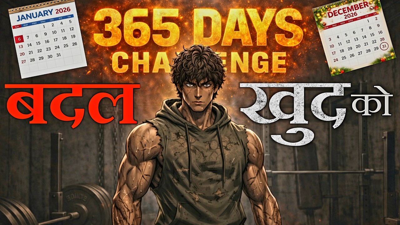 365 Days Discipline Challenge to Change Yourself Completely🔥- Best Ever Motivational Video 2026