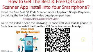 QR Code Scanner | How to Install Free Best QR Code Scanner Mobile App screenshot 4
