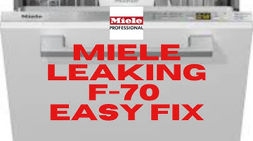 ✨ Miele Dishwasher F-70 -- Leaking - DIY FIX ✨