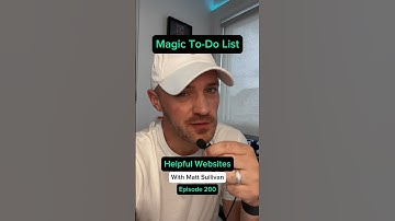 Create Magic To-Do List for Anything! 📝 🤖 Helpful Websites: Ep 200 #AI #ToDo