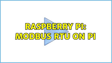 Raspberry Pi: Modbus rtu on pi