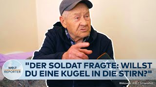 UKRAINE-KRIEG: 88-Jähriger flieht zu Fuß vor russischem Beschuss! 