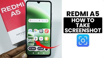 How to Take Screenshot in Redmi A5 - Capture Screenshot