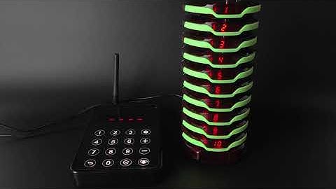 IP67 waterproof 1000m signal range guest paging system(JT-932)