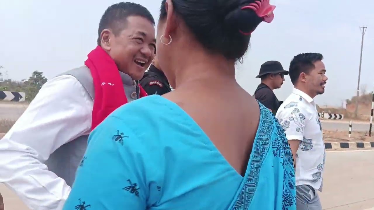 Nihang karbi Rongsopi mein ajj pehli baar aya hai CEM doctor Tuliram aur MP Amorsing tisso