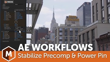After Effects + Mocha Pro: Reverse Stabilization with Power Pin
