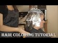 Hair Coloring Tutorial: Foils & All over color