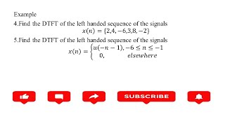 209 DTFT Sequence Example 4 & 5 | Discrete Time Fourier Transform | Fourier Transform | AL AMIN