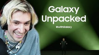 xQc Reacts to Samsung Galaxy Unpacked February 2023