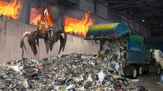 Inside Massive Swedish Facility Burning Tons of Waste Everyday