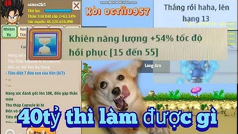 [ Ngọc Rồng Online ] Dân cày up lên 40tỷ xong sẽ làm gì#ngocrongonline#bmtnro#chuberong