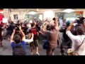 Festa pd renzi a catania scontri tra manifestanti e polizia