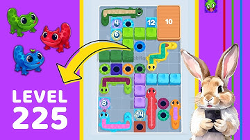 Gecko Out Level 225 Solution Walkthrough