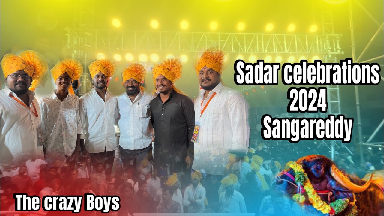 Sangareddy Sadar festival video 🔥// Sadar song 💥//  promo 2024 \\ the crazy Boys channel ￼￼