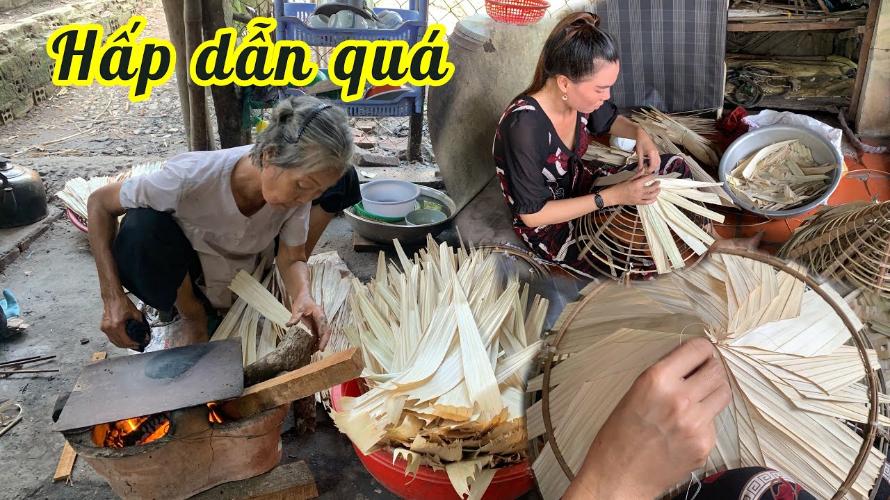 Đó giờ mới biết cách làm nón lá - Độc đáo cách làm nón lá Việt Nam ...