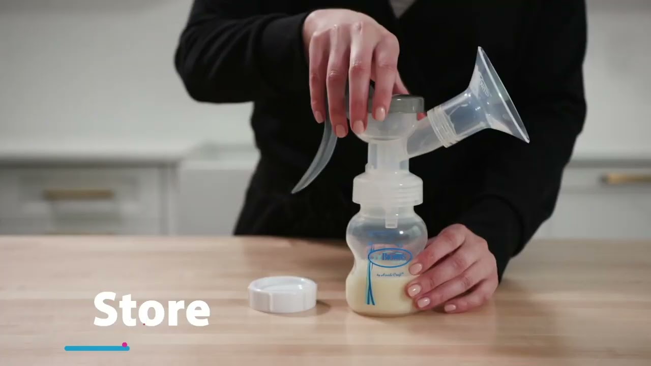 DR BROWN'S MANUAL BREAST PUMP WITH SOFTSHAPE™ SILICONE SHIELD