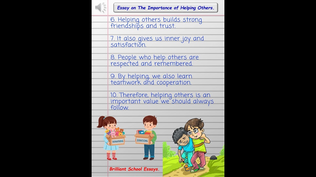 The Importance of Helping Others 