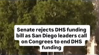 San Diego leaders speak out against DHS funding as Senate rejects funding bill
