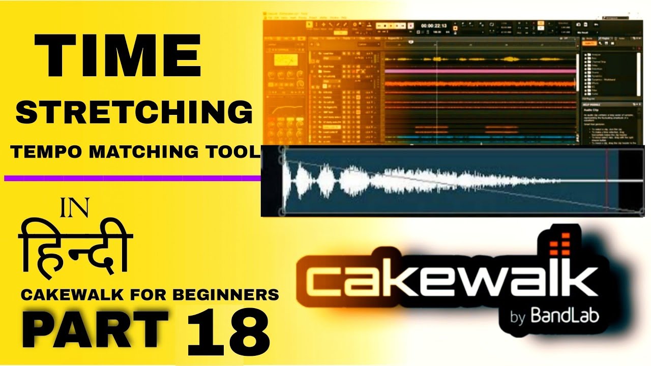 Cakewalk Tutorial: Time Stretching In Cakewalk | Match Tempo In ...