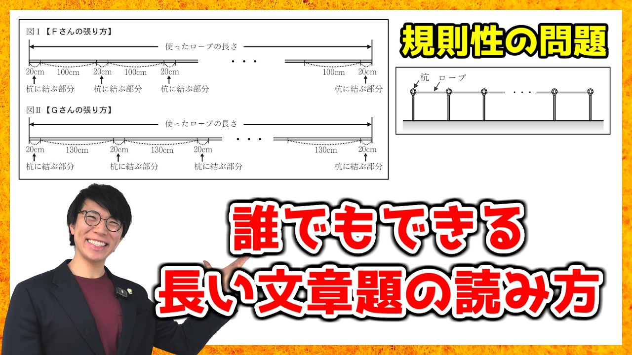 【中学数学】文章題の読み方を教えます～規則性の問題～【高校受験】