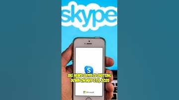 🚨 Skype is officially shutting down on May 5, 2025 #shorts #microsoft #skype