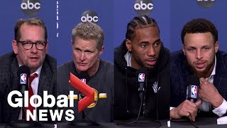 NBA Finals: Warriors vs. Raptors Game 5 post-game press conference