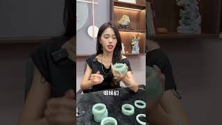 全集 购买美镯➕LlNE:fc688896或微信:Fxy68896 近看天空蓝远看葡萄肉!特别的变色龙! #翡翠 #翡翠手镯 #时尚达人 #翡翠手鐲 #翡翠