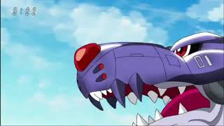 Digimon Adventure 2020 : weregarurumon Digivolves to Metalgarurumon