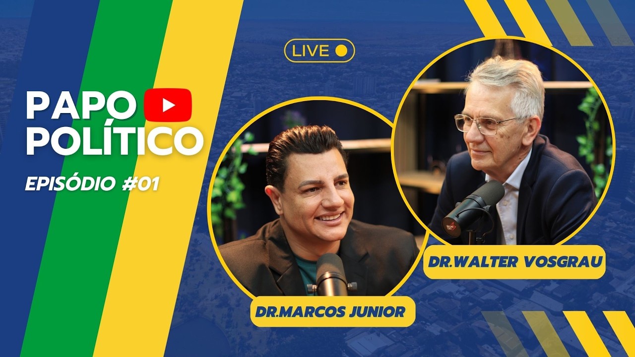 PAPO POLÍTICO - DR.WALTER VOSGRAU VICE - PREFEITO DA CIDADE DE ANÁPOLIS - EP# 01