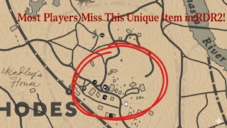 Most Players Miss This Unique Item in RDR2!