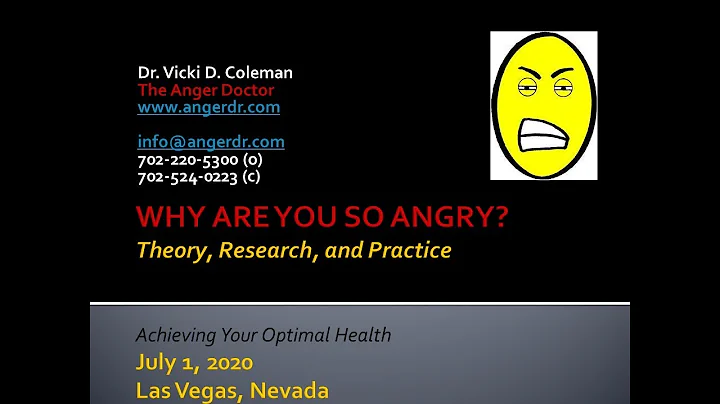 Anger Management: Why Are You So Angry? | Dr. Vick...
